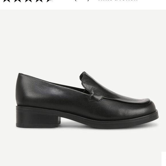 New Franco Sarto Bocca Slip On Loafer Leather Black 7M - Picture 2 of 10